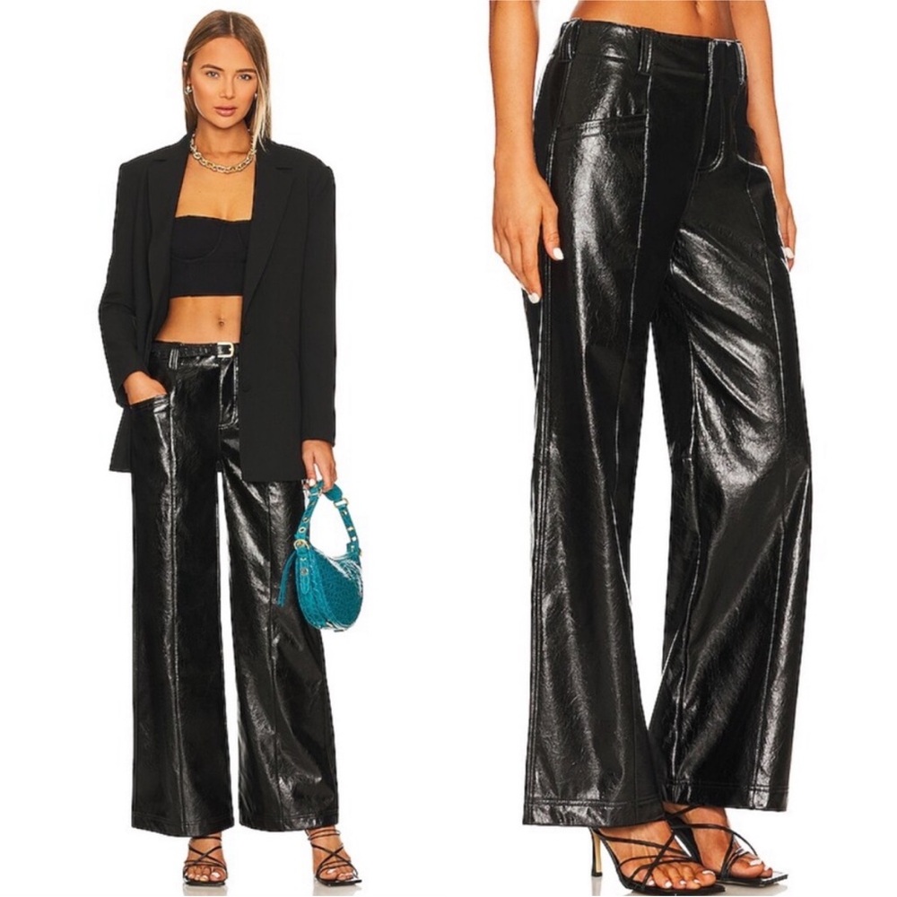 Free People Star Crossed Lovers Faux Leather‎ Pant